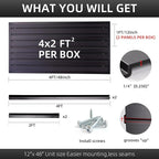 Slatwall Panel Garage Slat Wall Storage Systems, PVC Slat Wall Paneling Garage - Image 3