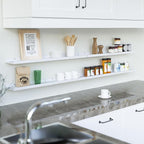 RICHER HOUSE 8 Set Floating Wall Mounted Shelves, Nursery Hanging Book Shelves - Image 4