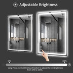 Koonmi 48"x36" LED Mirror for Bathroom, 90CRI Anti-Fog Vanity Mirror - Image 9