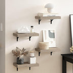Furinno Tanna Floating Shelves for Wall Set of 4, 15-Inch Wall Shelf, Wall by Furinno-FitsYourSpaceFitsYourBudget