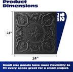 Art3dwallpanels 12 Pack Drop Ceiling Tiles, 24 x 24 Inch High Grade PVC 3D Wall - Image 2