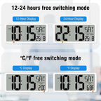 TXL Large Digital Wall Clock - Image 8