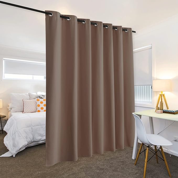 RYB HOME Blackout Curtains Soundproof Energy Saving Insulating Privacy Room - Image 3
