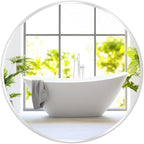 Fabuday Silver Round Mirror for Wall 26 inch by Fabuday