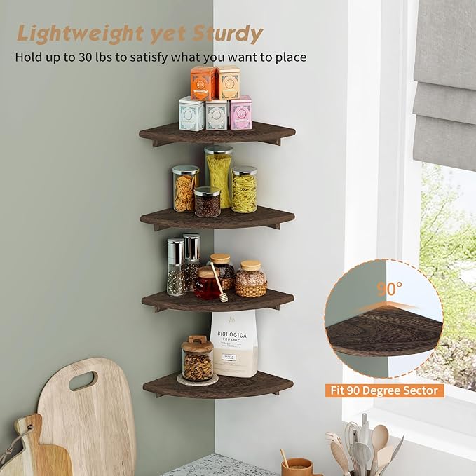 Forbena Floating Corner Shelves - Image 6