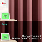 MIULEE Blackout Curtains for Bedroom Living Room 2 Panels, Thermal Insulated - Image 3