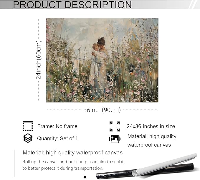 rumlud Nature Flower Poster Vintage Botanical Floral Wall Art Antique - Image 2