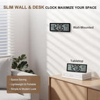 Soobest 8.5 Inch Digital Wall Clock Battery Operated - Image 7