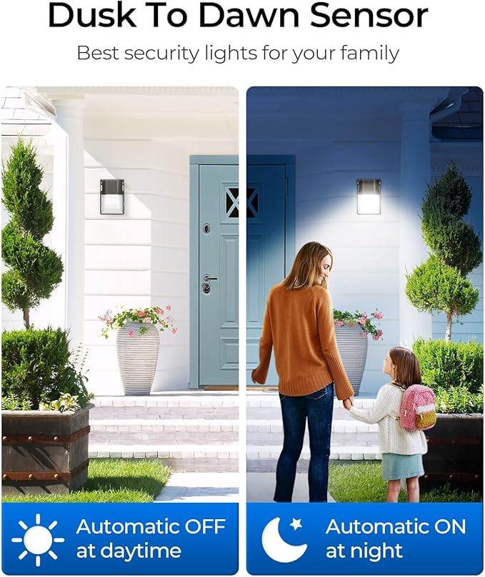 CINOTON 30W Plug in LED Wall Pack Light - Image 2
