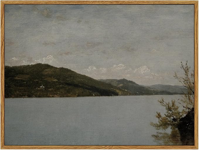 InSimSea Framed Canvas Wall Art Vintage Decor, Classical Landscape Paintings by InSimSeaArt