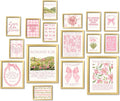 16 PCS Framed Christian Coquette Wall Art Decor, Gallery Wall Frame Set by ANERZA