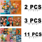 ANERZA 16 PCS Eclectic Wall Art Decor, Mid Century Modern Maximalist Home - Image 2