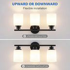 Unicozin 3 Light Bathroom Light Fixtures, Modern Vanity Lights - Image 4