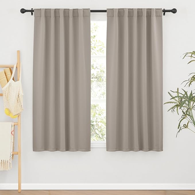 RYB HOME Blackout Curtains for Living Room, Privacy Thermal Insulating Window by RYBHOME