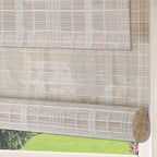Letau No Drill No Tools Cordless Wood Window Shades Blinds, Bamboo Light - Image 2