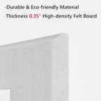 Neatsure Large Cork Board for Wall, 12 Panels Felt Tiles Tack Push Pin Board - Image 4