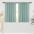 RYB HOME Small Window Curtains Blackout, Privacy Thermal Insulating Drapes by RYBHOME