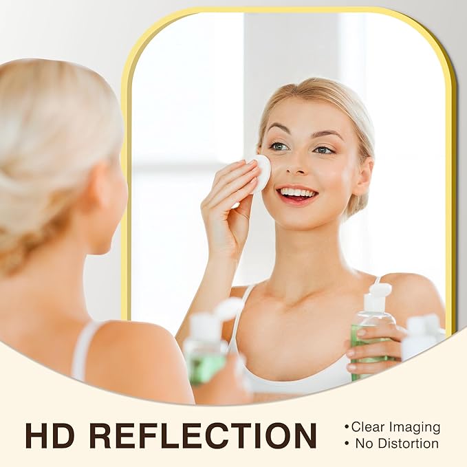 FICTOR Bathroom Vanity Mirror for Wall, 2 Pack 24" x 36" Rectangle Bathroom - Image 5