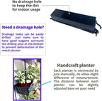 LaLaGreen 16 Inch Wall Mounted Tiered Planter - Image 4