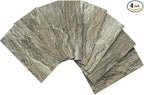 AULIGET 4-Piece Faux Stone Peel and Stick Backsplash Wall Tiles, Laundry Room by AULIGET