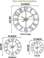 Sorbus Large Wall Clock for Living Room Decor - Image 7