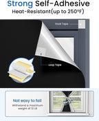 Sumobaby Blackout Curtains for Bedroom Portable 34"x72", No Drill Blackout - Image 3