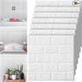 Tinlade 30 Pcs 28.81 Sq ft 3D Wall Panels Peel and Stick Foam Brick Wallpaper by Tinlade