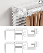 Over-Blinds Curtain Rod Brackets by onneka