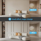 Art3d Pre-Cut Wall Molding Set of 6 pcs, Ready-to-Assemble Wainscoting Panels - Image 4