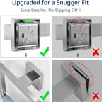 Gypie 24-Inch Extended Towel Bar Set Wall Mounted, Bathroom Accessory Set - Image 2