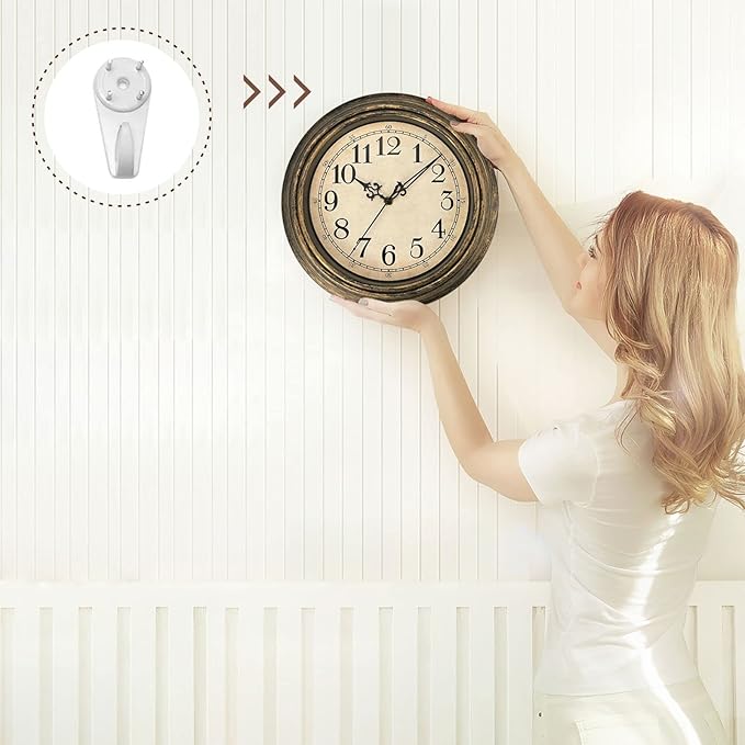 Plumeet Retro Wall Clock - Image 5