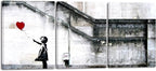 Wieco Art Banksy Grafitti Girl by WiecoArt