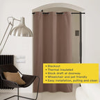 NICETOWN Sound Reducing Room Divider Curtain Screen Partition, Function Thermal - Image 8