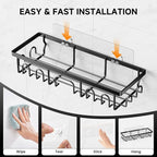 Shower Caddy, 3 Pack Shower Shelves - Image 7