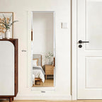 Frameless Mirror Full Length 57”x18”| Wall Mount Mirror Full Length Beveled - Image 2