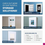 14x24 Aiden Recessed Wall Niche Medicine Cabinet Replacement, in The Wall - Image 6