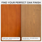 Homeforia Floating 60 inch Oak Shelves, High End Solid Real Wood 60inch - Image 9