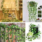 CQURE 36 Pack 252Ft Artificial Ivy Garland, 1.5-1.8 Inch Diameter, 7 FT Long - Image 9