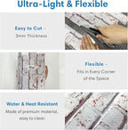 3D Whitewash Brick Wall Panel Peel and Stick - Image 6