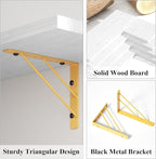 Love-KANKEI Corner Shelf Wall Mounted, Floating Wall Shelves - Image 6