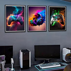 BGFCE Gaming Room Decor Wall Art, Video Theme Canvas Posters - Image 2