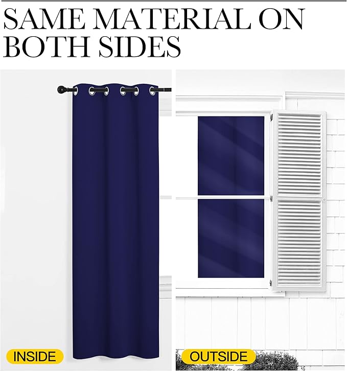 NICETOWN Room Darkening Curtains - Image 5