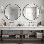 Antok 24 Inch 2PCS Round Mirror by AntokMirror