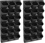 Vertical Wall Planter with 36 Pots, Hanging Garden Plant Flowerpot Holder by Eapmic