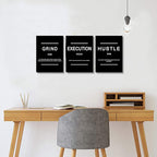 Framed Canvas Wall Art Success Quote, Office Wall Art, Positive Motivational - Image 4
