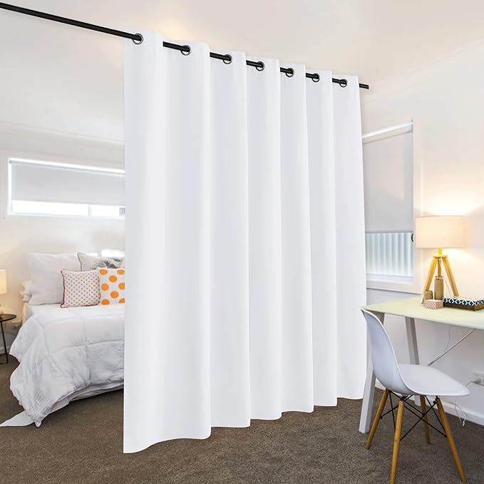RYB HOME Privacy Curtain for Sliding Glass Door, Light Block Noise Reduce - Image 3