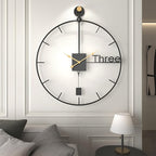 Cuspin 30 inch Large Wall Clocks Battery Operated Wall Clock by Cuspin
