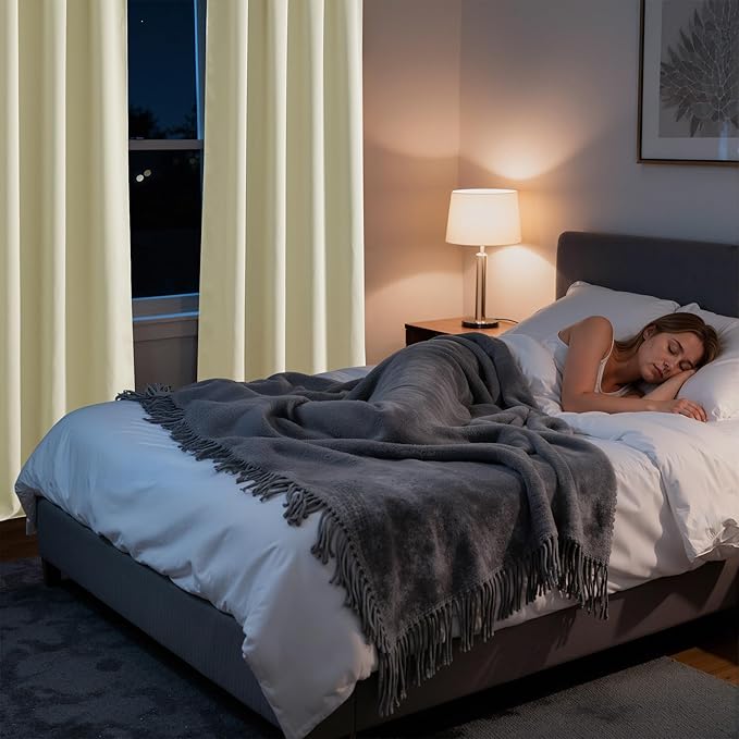 RYB HOME 100% Blackout Short Curtains - Image 5