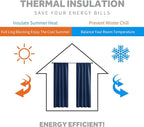 RYB HOME Blackout Curtains for Bedroom, Window Shades Thermal Insulating - Image 4