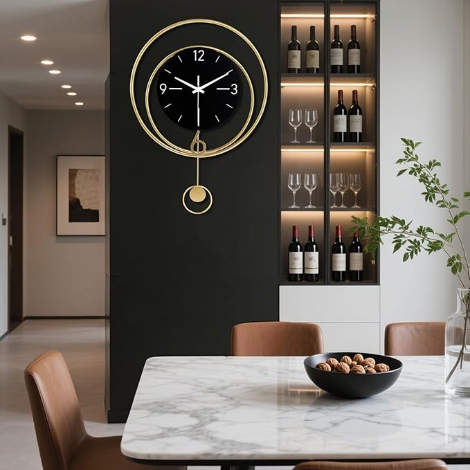 Dankeit Decorative Wall Clock, Silent Non-Ticking Quality Quartz Battery - Image 8